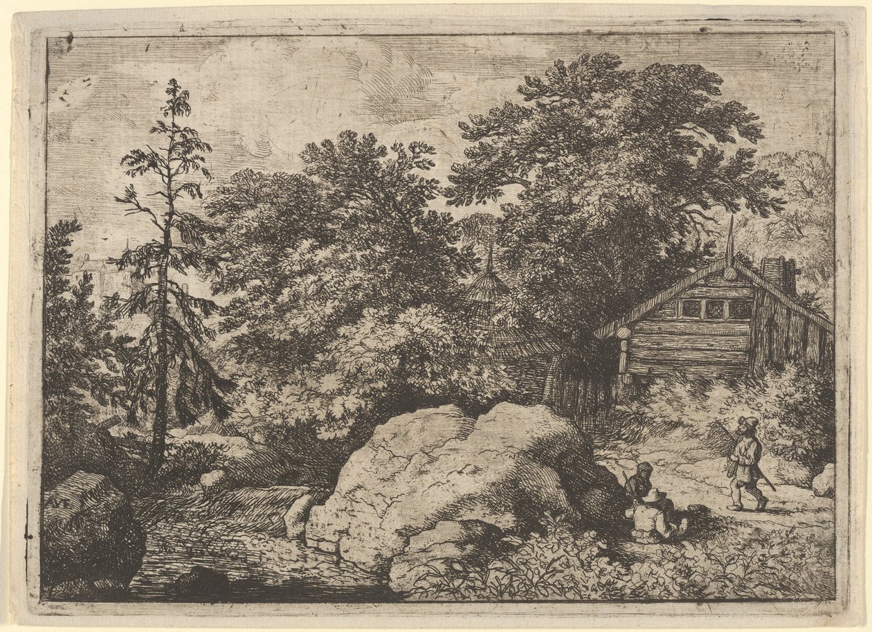 The Hill, 1600-tallet. av Allart van Everdingen