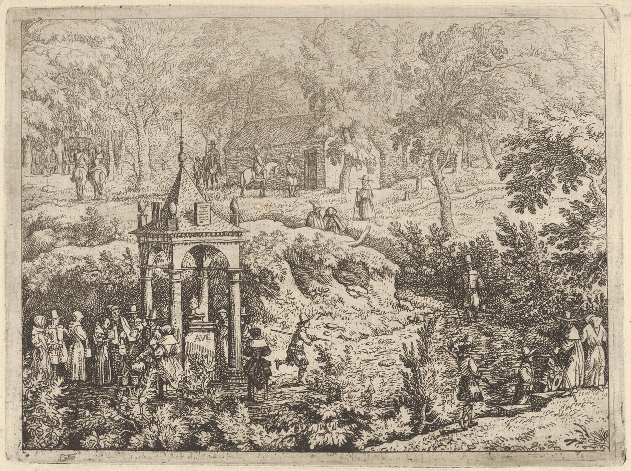 Den tredje våren, 1600-tallet. av Allart van Everdingen