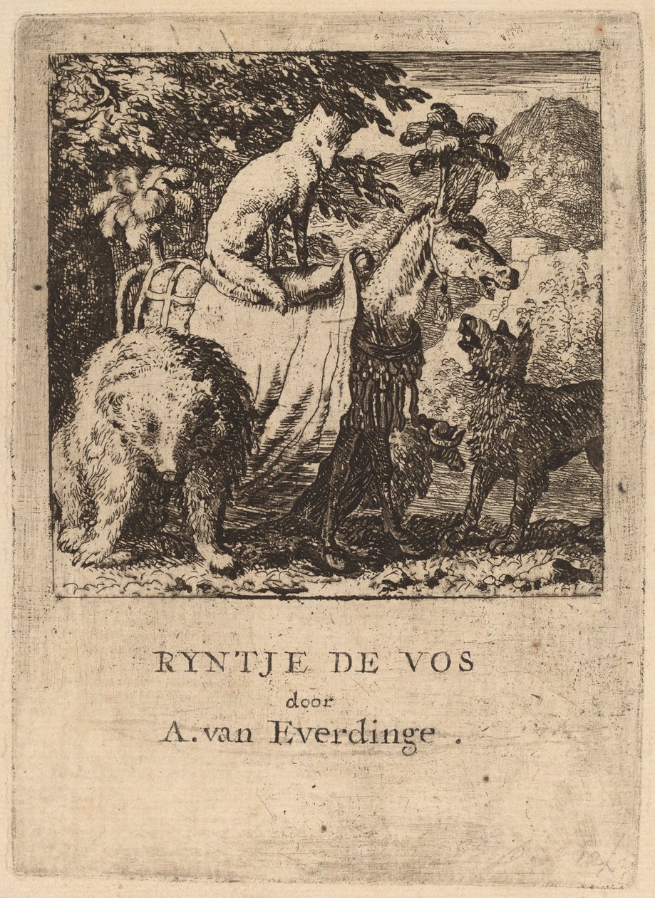 Reynards triumf av Allart van Everdingen