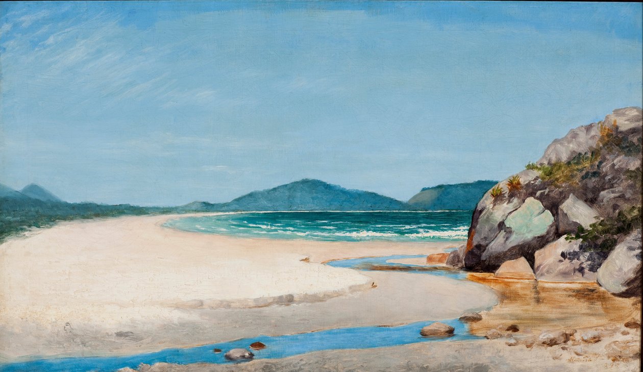 Seascape, Guaruja av Almeida Júnior