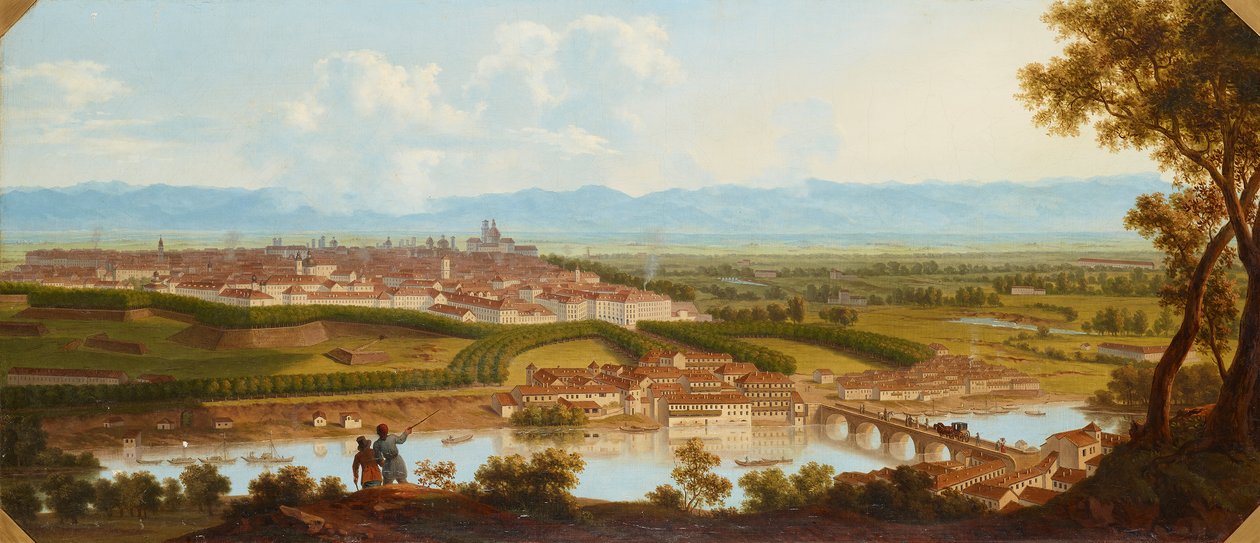 Den befestede byen Verona av Alois von Saar