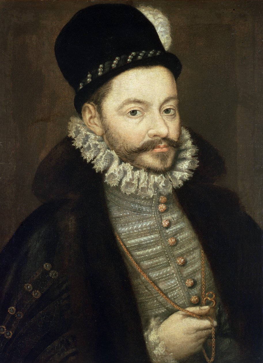 Portrett av Antonio Perez (1539-1611), sekretær for Felipe II av Alonso Sánchez Coello