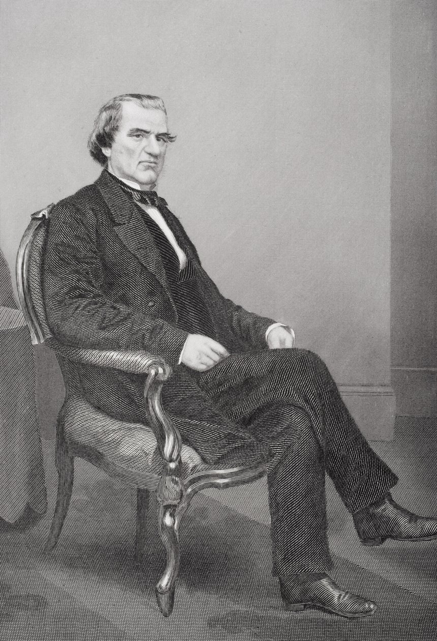 Andrew Johnson (1808-75) av Alonzo Chappel