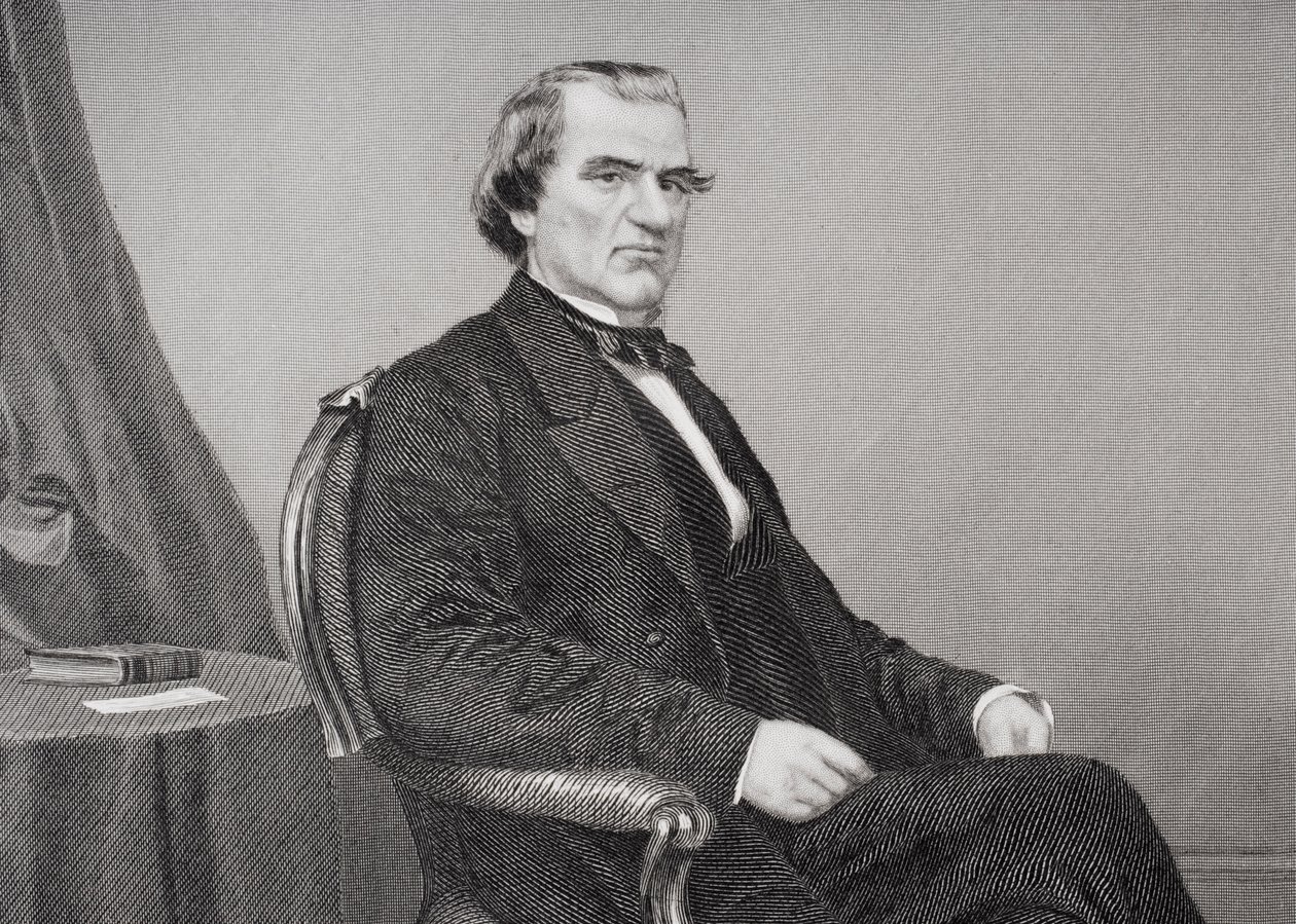 Andrew Johnson (1808-75) av Alonzo Chappel