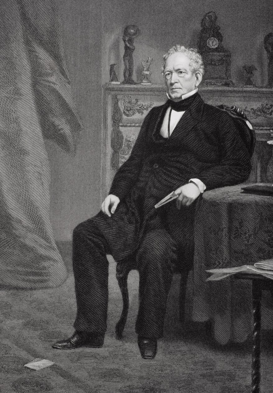 Portrett av Edward Everett (1794-1865) av Alonzo Chappel