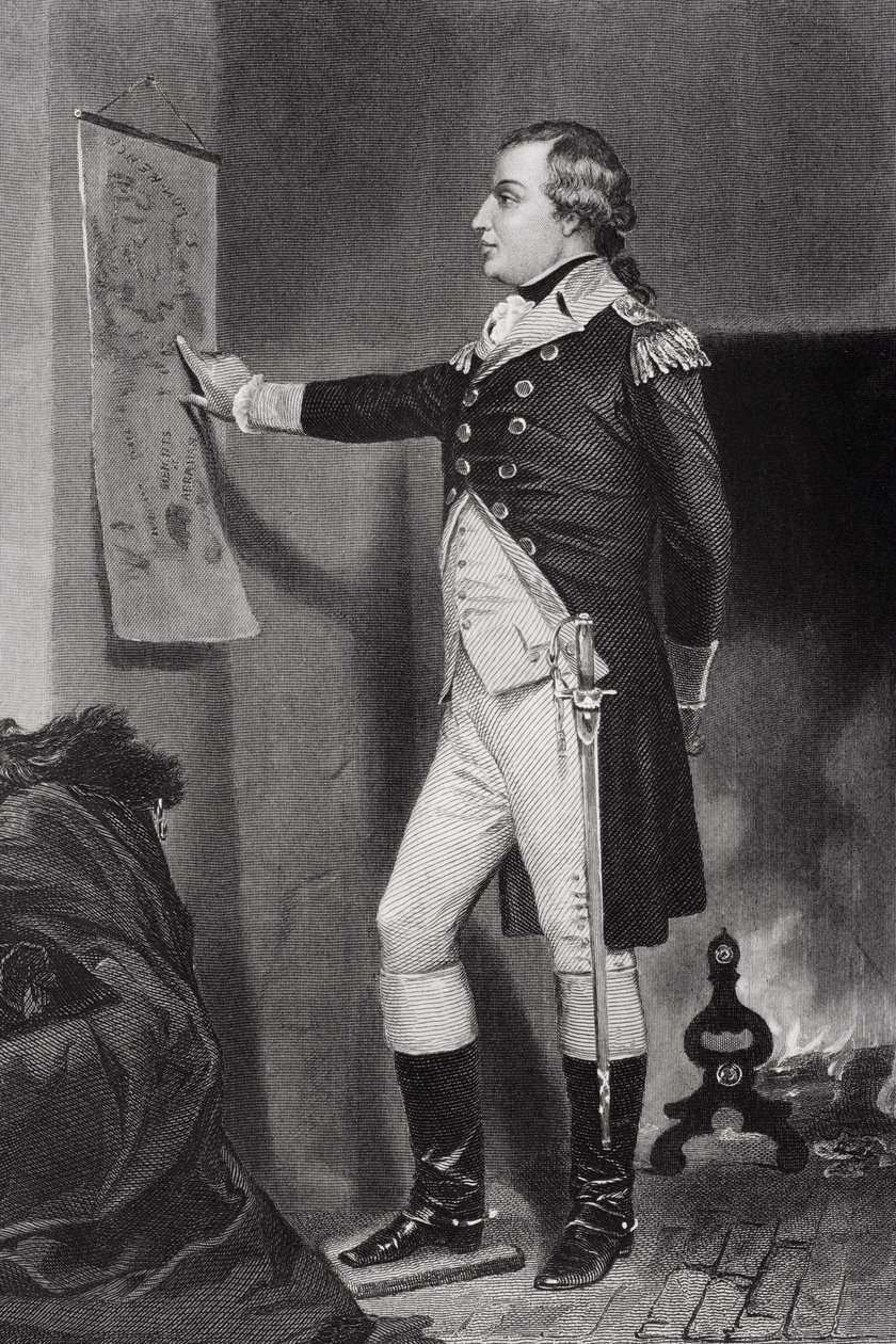 Portrett av Richard Montgomery (1736-75) av Alonzo Chappel