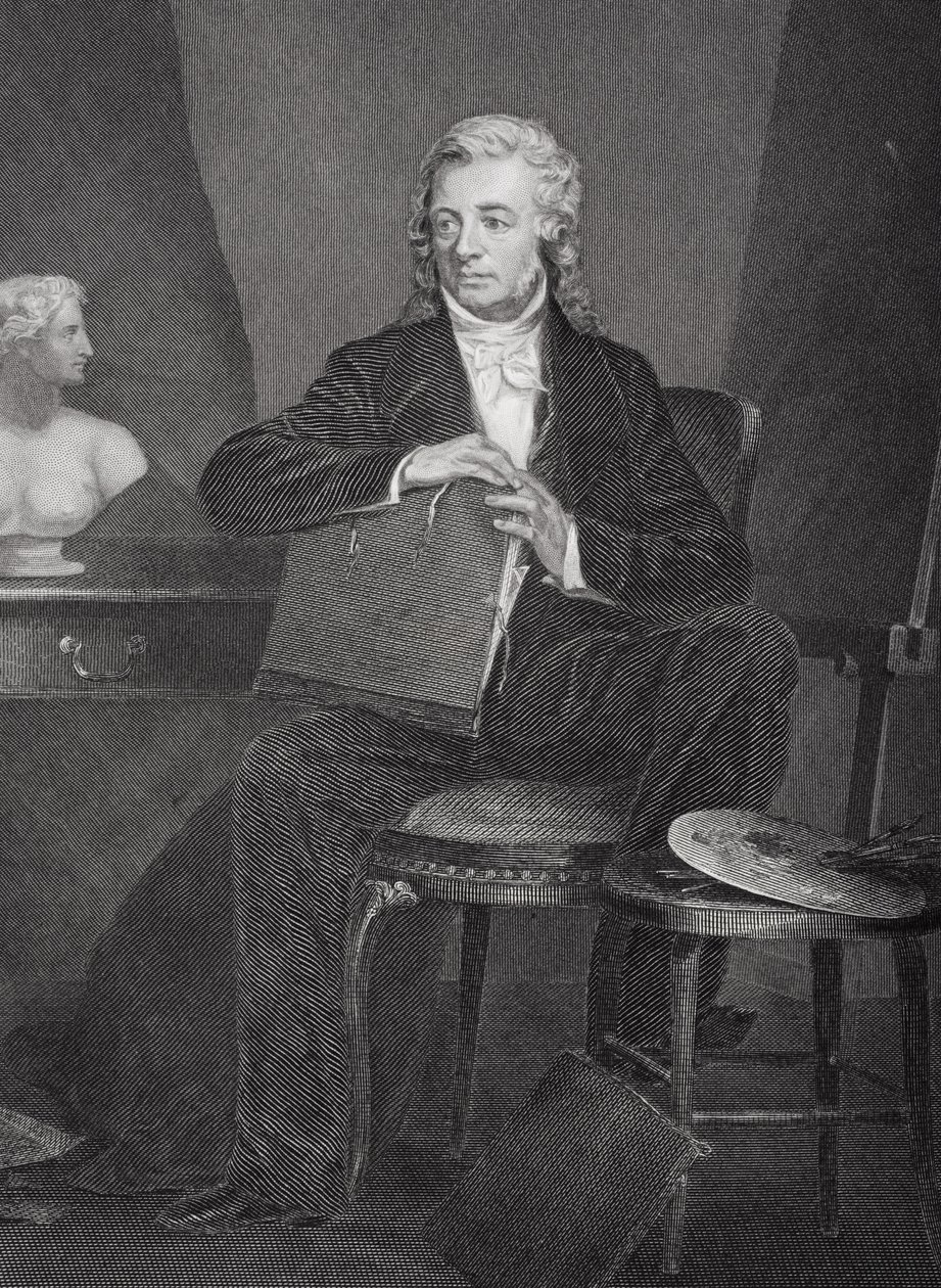 Portrett av Washington Allston (1779-1843) av Alonzo Chappel