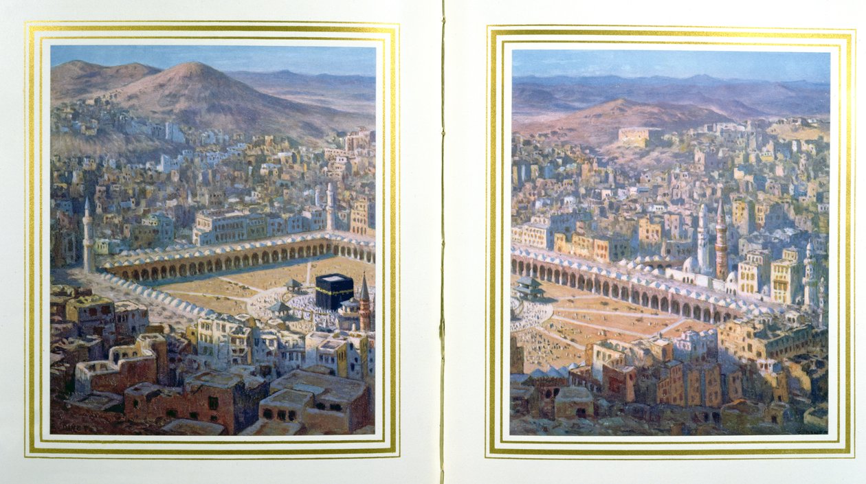 Utsikt over Mekka, 1918 av Alphonse Etienne Dinet