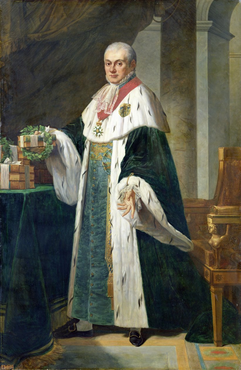 Louis (1757-1821) Marquis de Fontanes av Alphonse Lavaudan