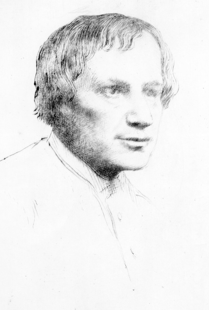 Alfred Stevens, ca. 1890-1904 (tørrpunkt) av Alphonse Legros