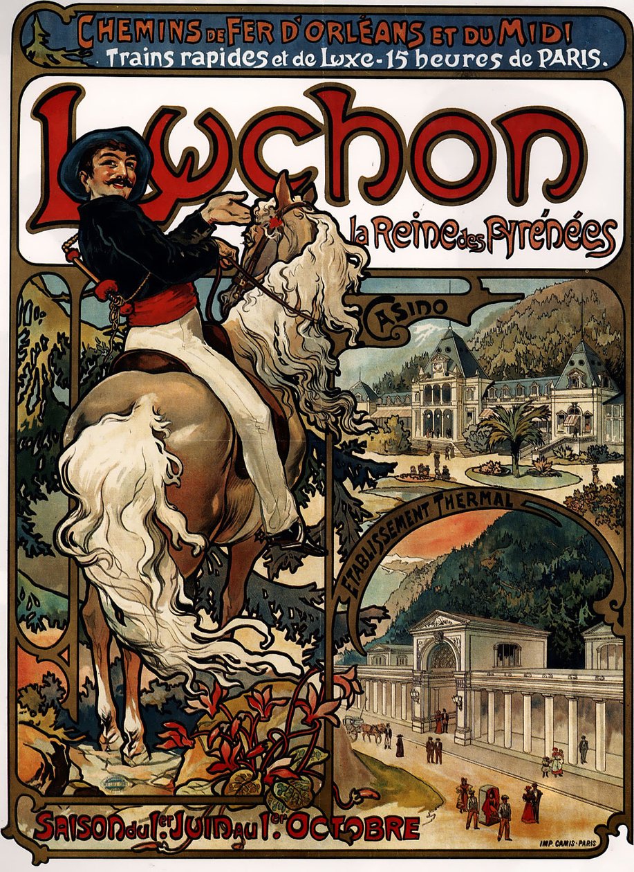 Luchon av Alphonse Mucha