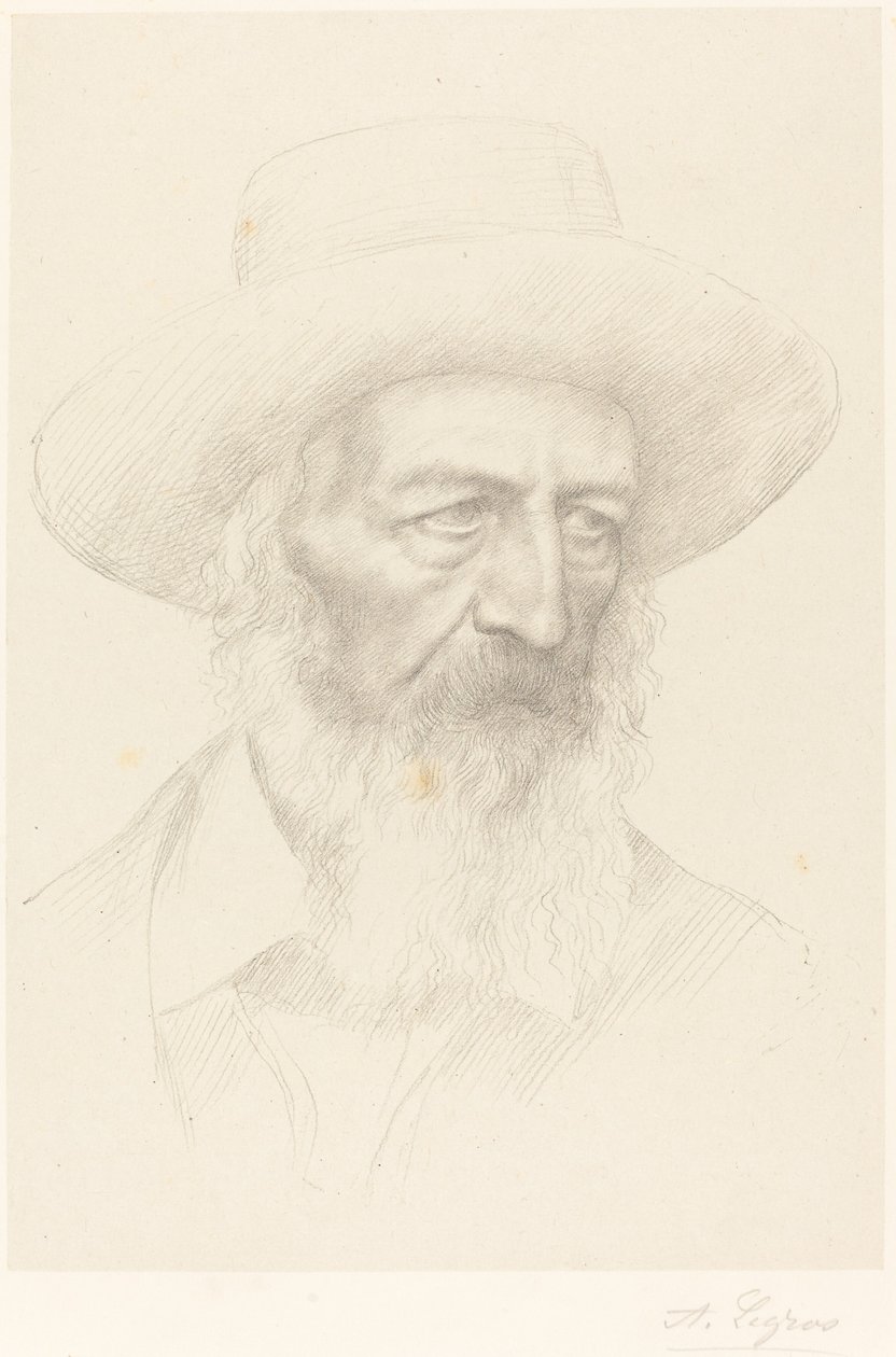 Alfred, Lord Tennyson av Alphonse Legros