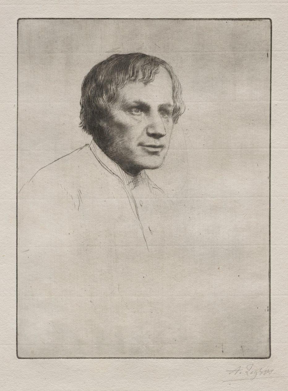 Alfred Stevens av Alphonse Legros