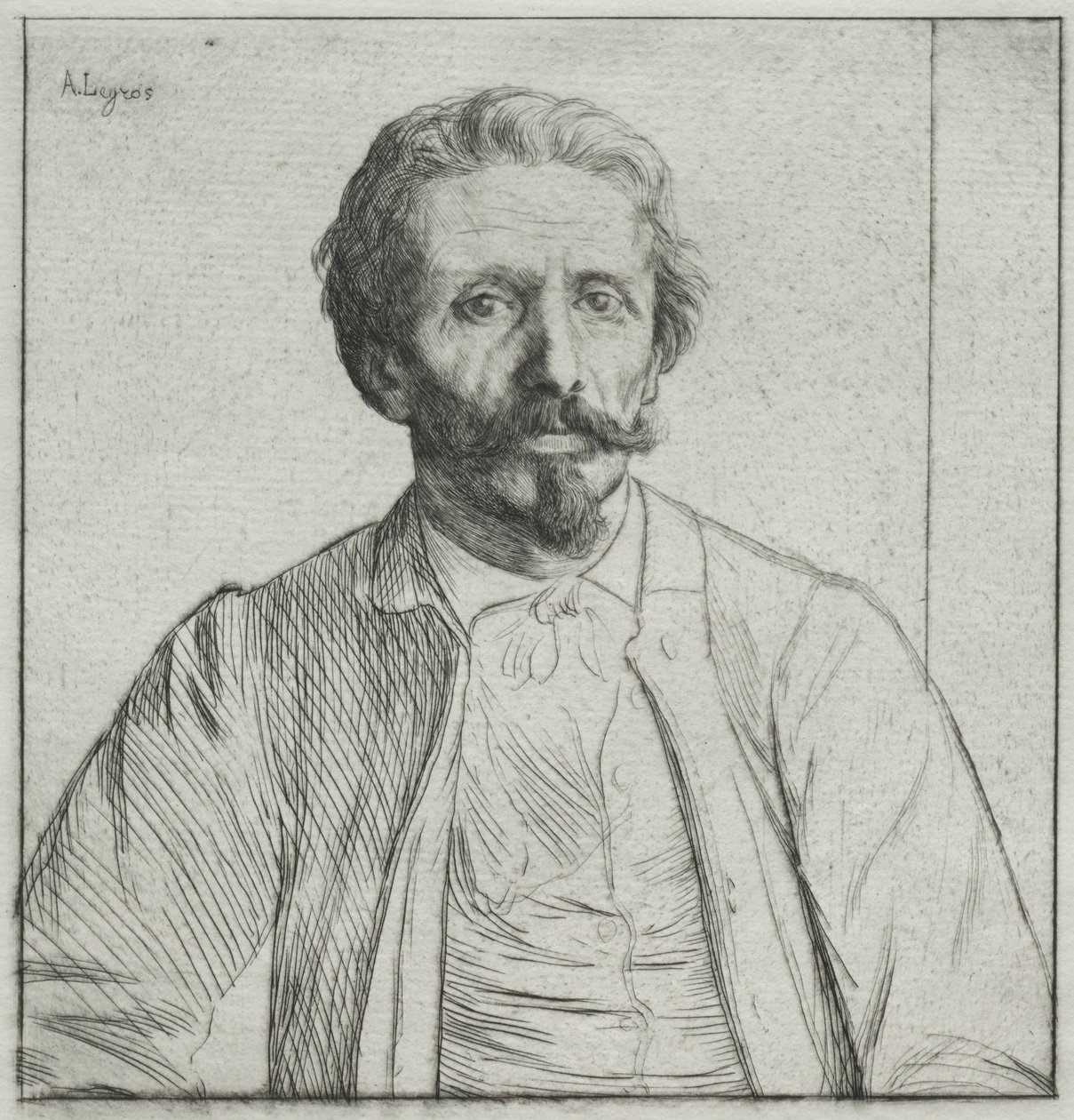 Auguste Delâtre, ca. 1877. av Alphonse Legros