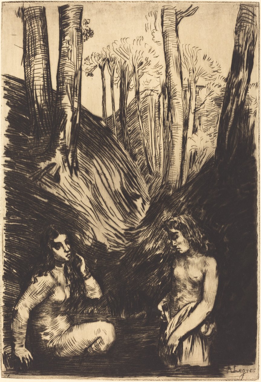 Badende av Alphonse Legros