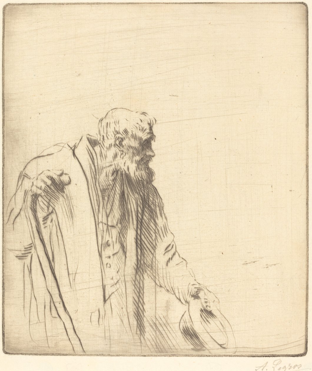 Tigger (En tigger) av Alphonse Legros