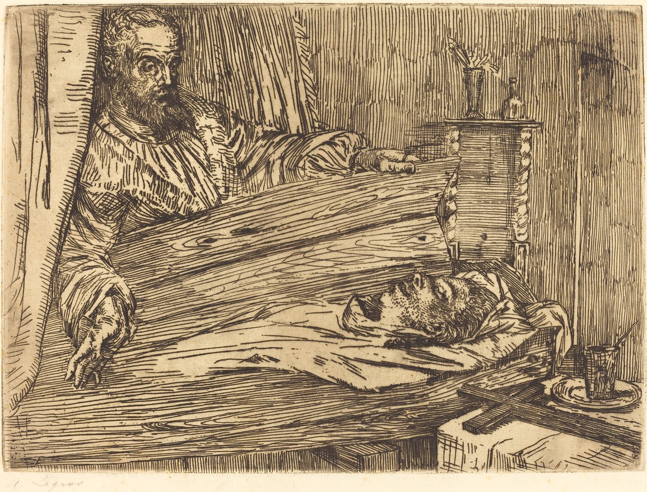 Berenice, 2. tallerken av Alphonse Legros