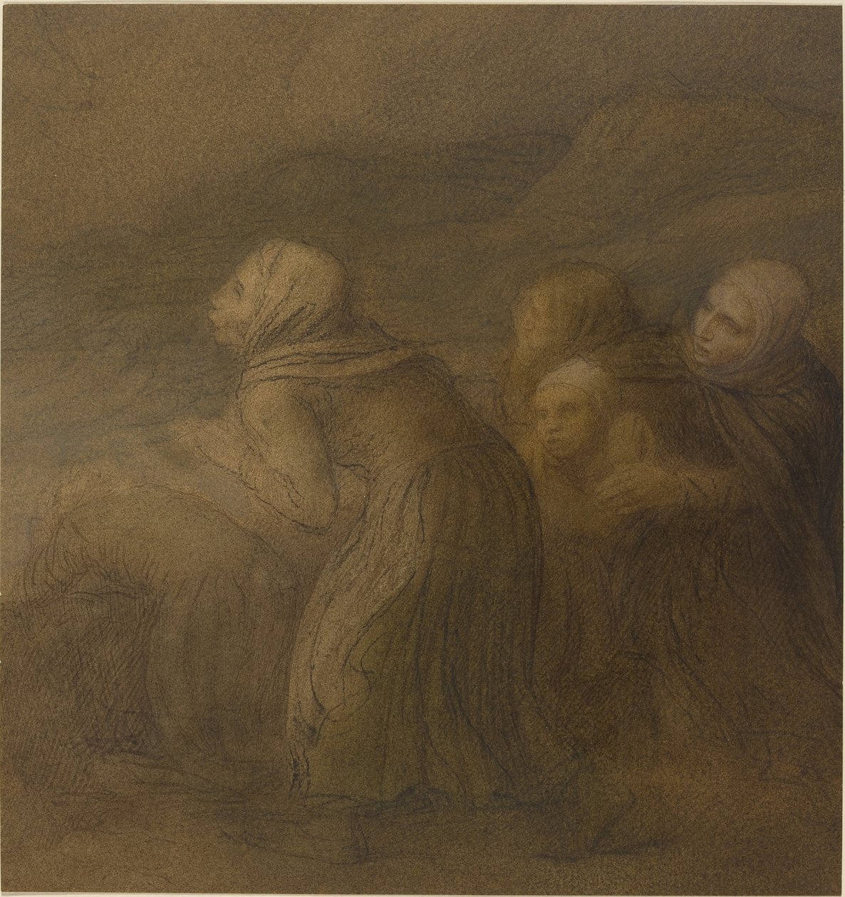 Båt i trøbbel av Alphonse Legros