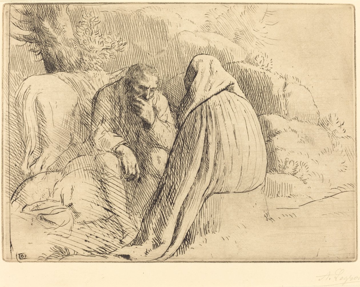 Bohemian Campment Bohemian campment. av Alphonse Legros