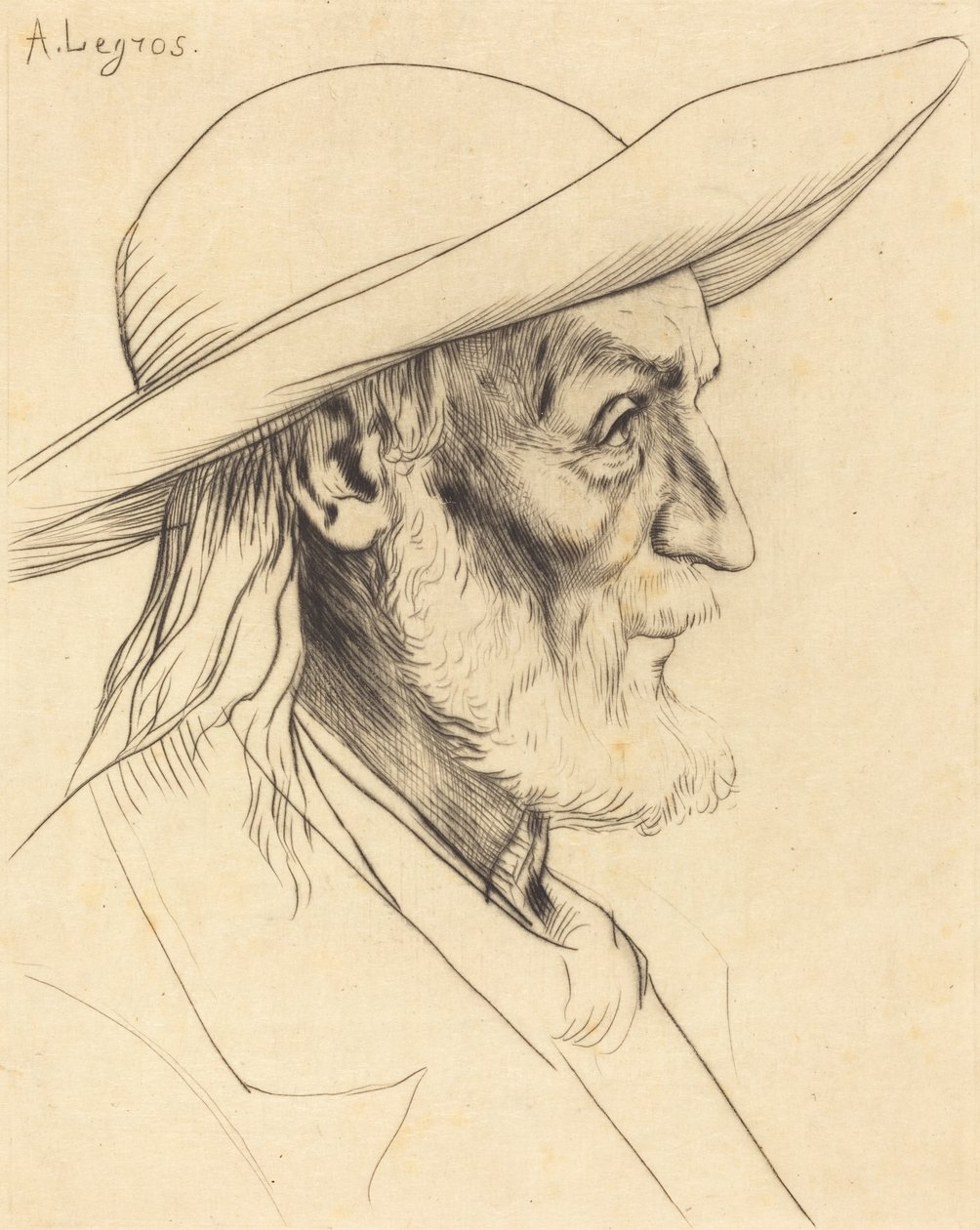 Bretonsk bonde av Alphonse Legros