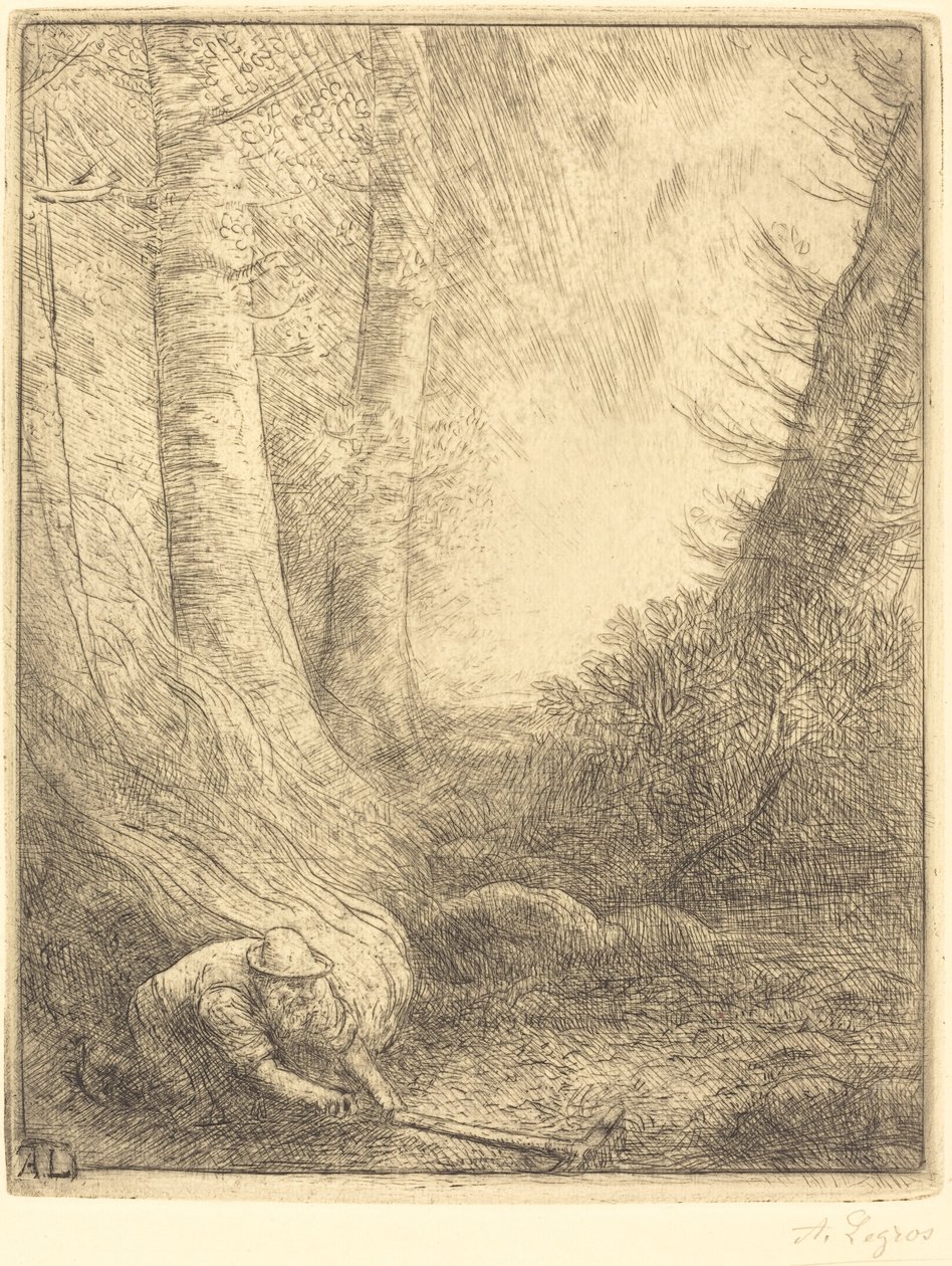 Brenne gresset Gressbrenneren. av Alphonse Legros