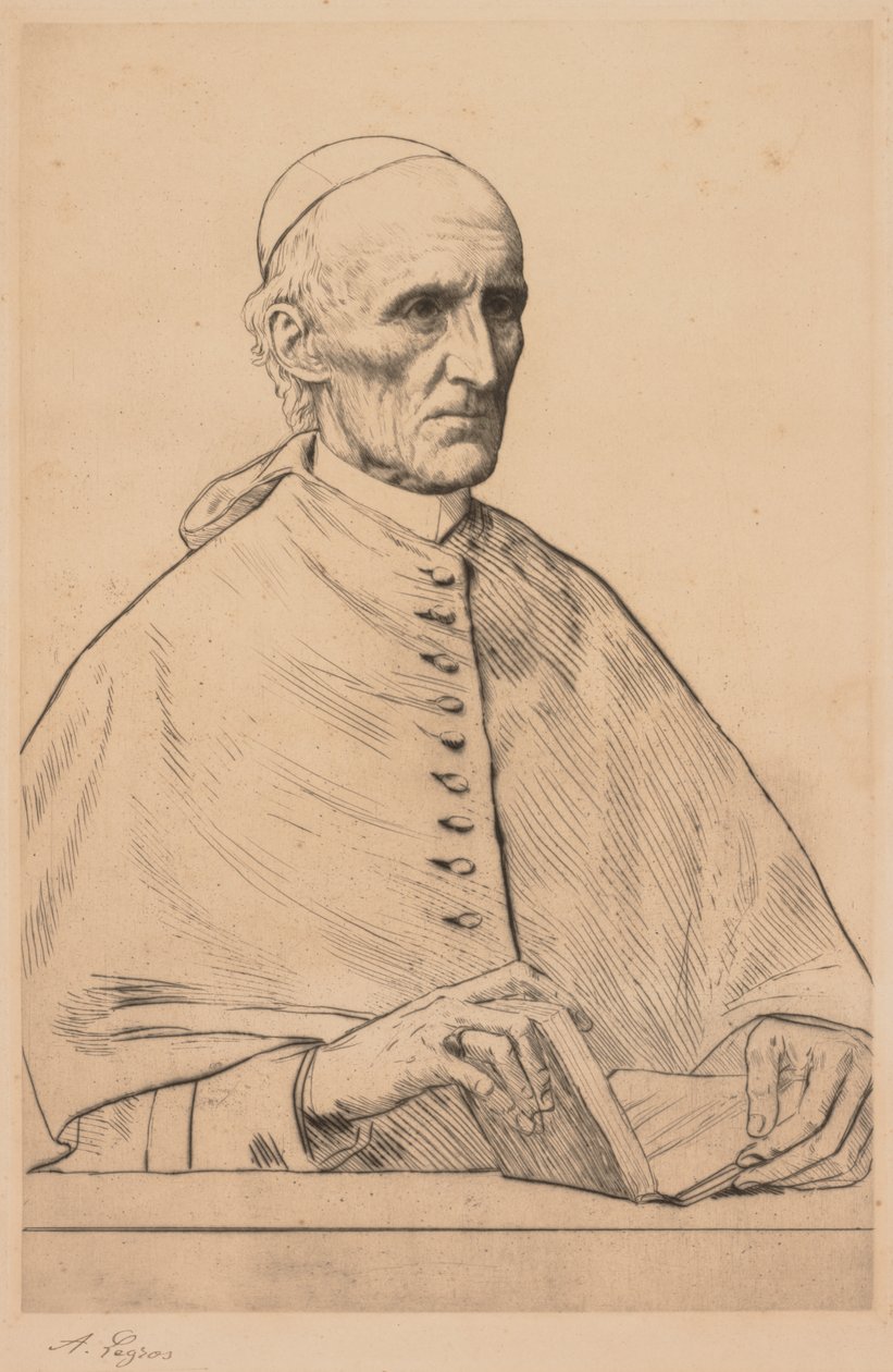 Kardinal Manning av Alphonse Legros