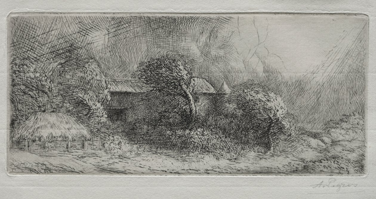 Chailli: stormeffekt av Alphonse Legros