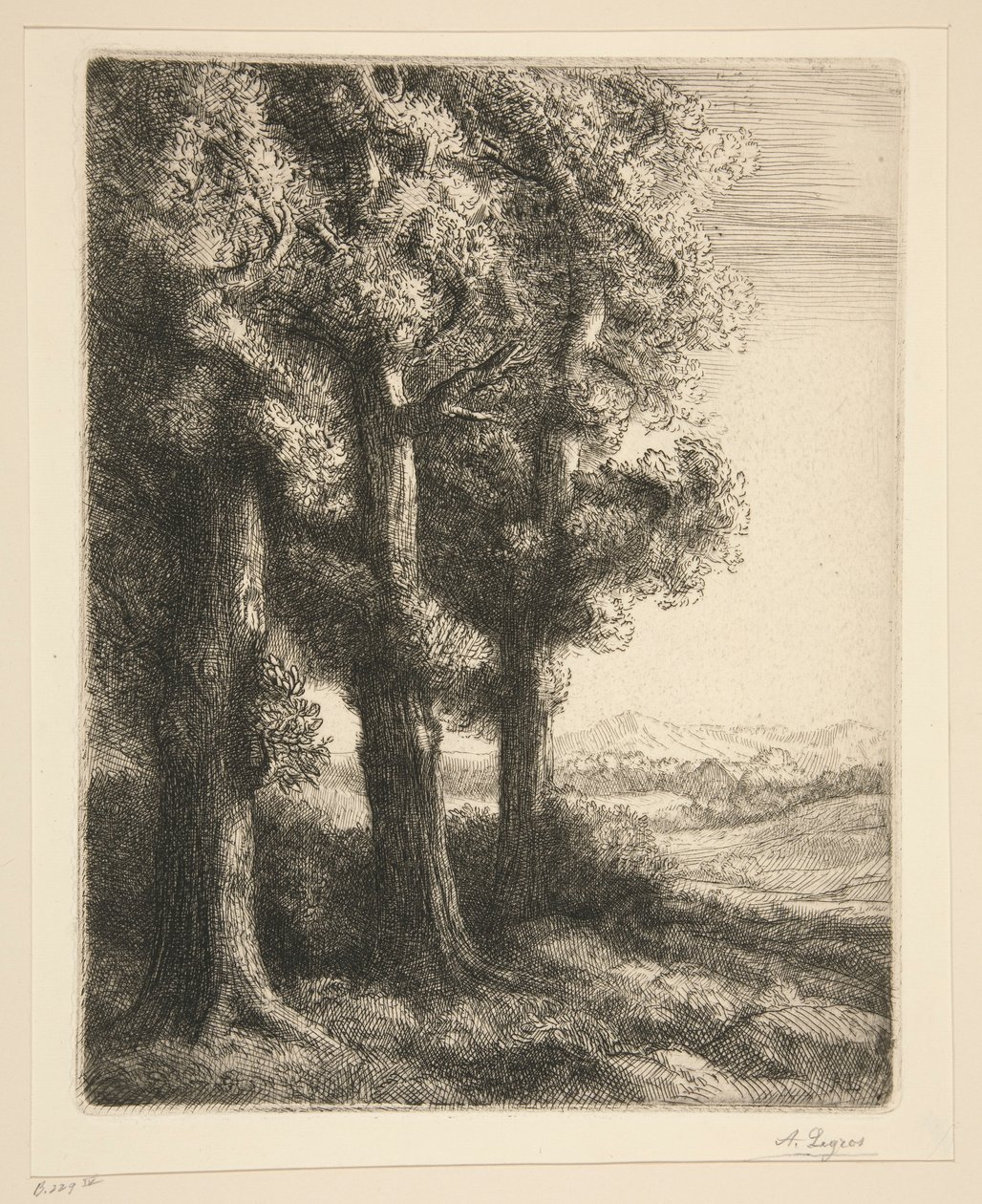 hjørnet av av Alphonse Legros