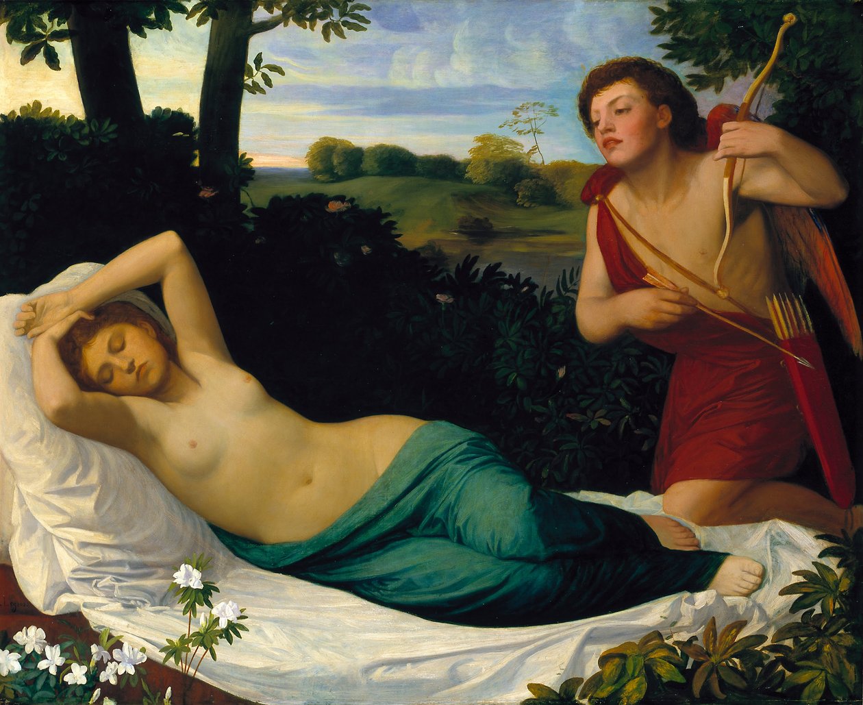 Amor og Psyche av Alphonse Legros