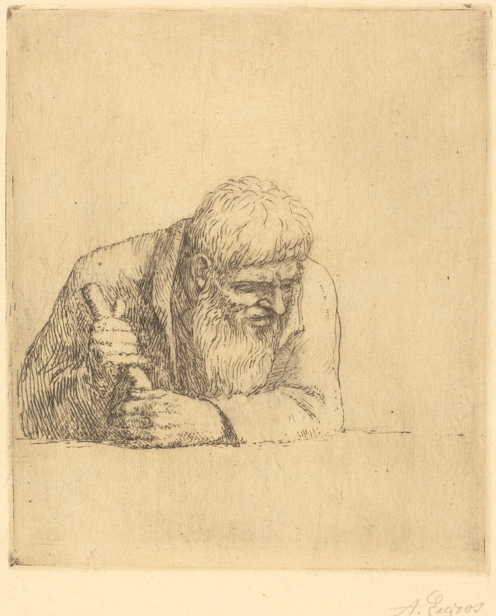 Nysgjerrig mann av Alphonse Legros