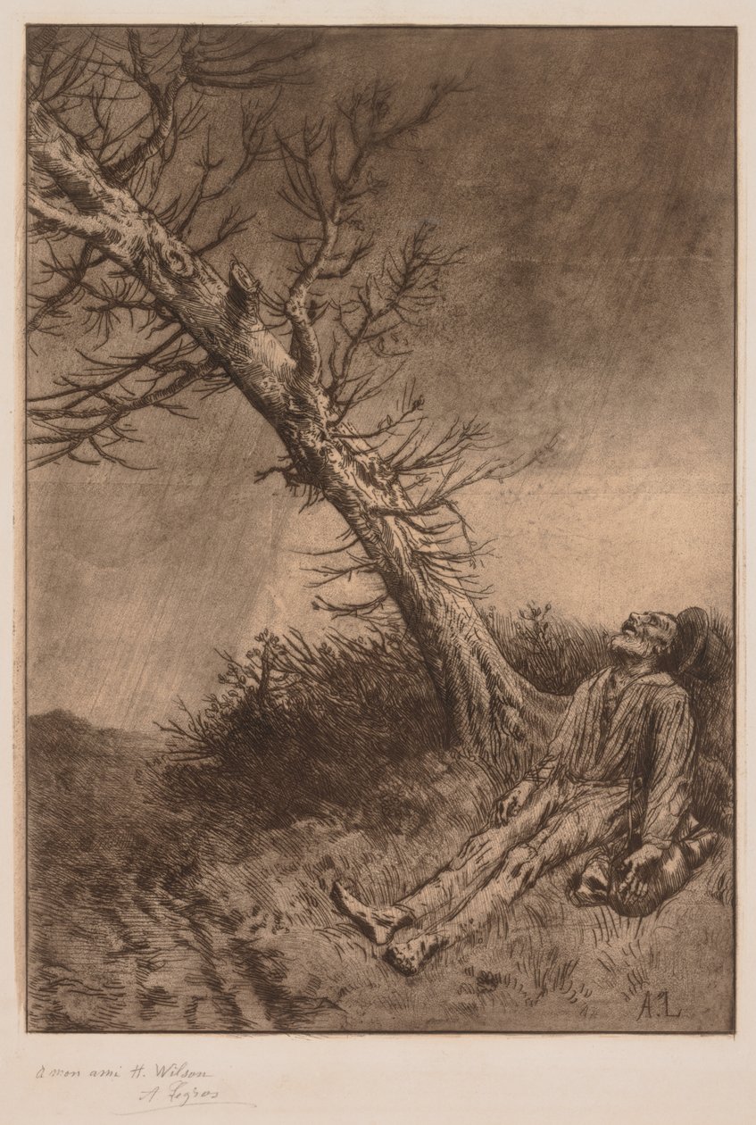 En vagabonds død av Alphonse Legros