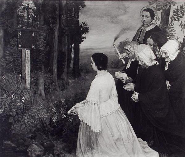 Ex Voto, 1860 av Alphonse Legros