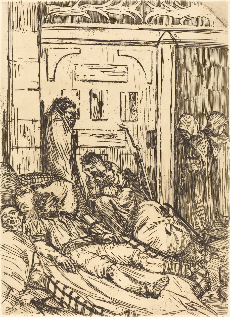 Feltsykehuset L'ambulance. av Alphonse Legros