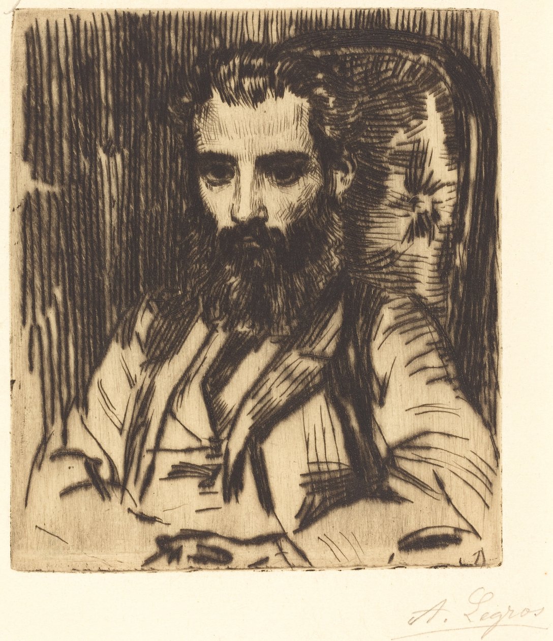 Florestan Mionnet. av Alphonse Legros