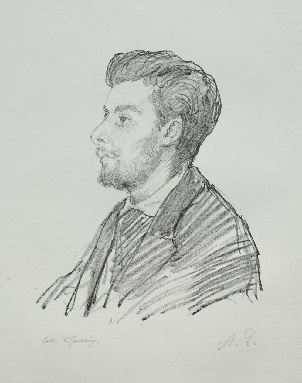 Fréderic Régamey. av Alphonse Legros