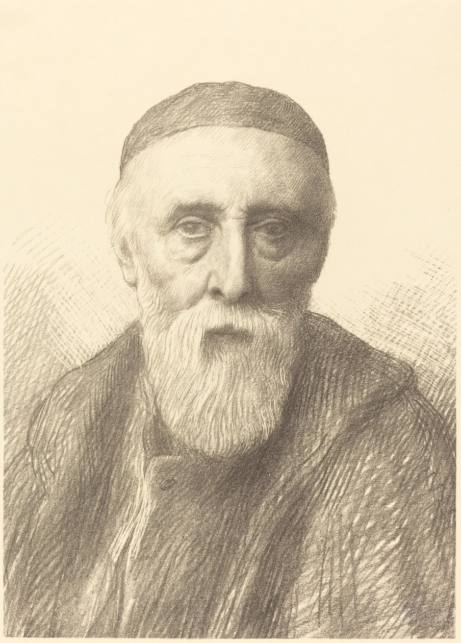 G.F. Watts, R.A., 2. plate. av Alphonse Legros