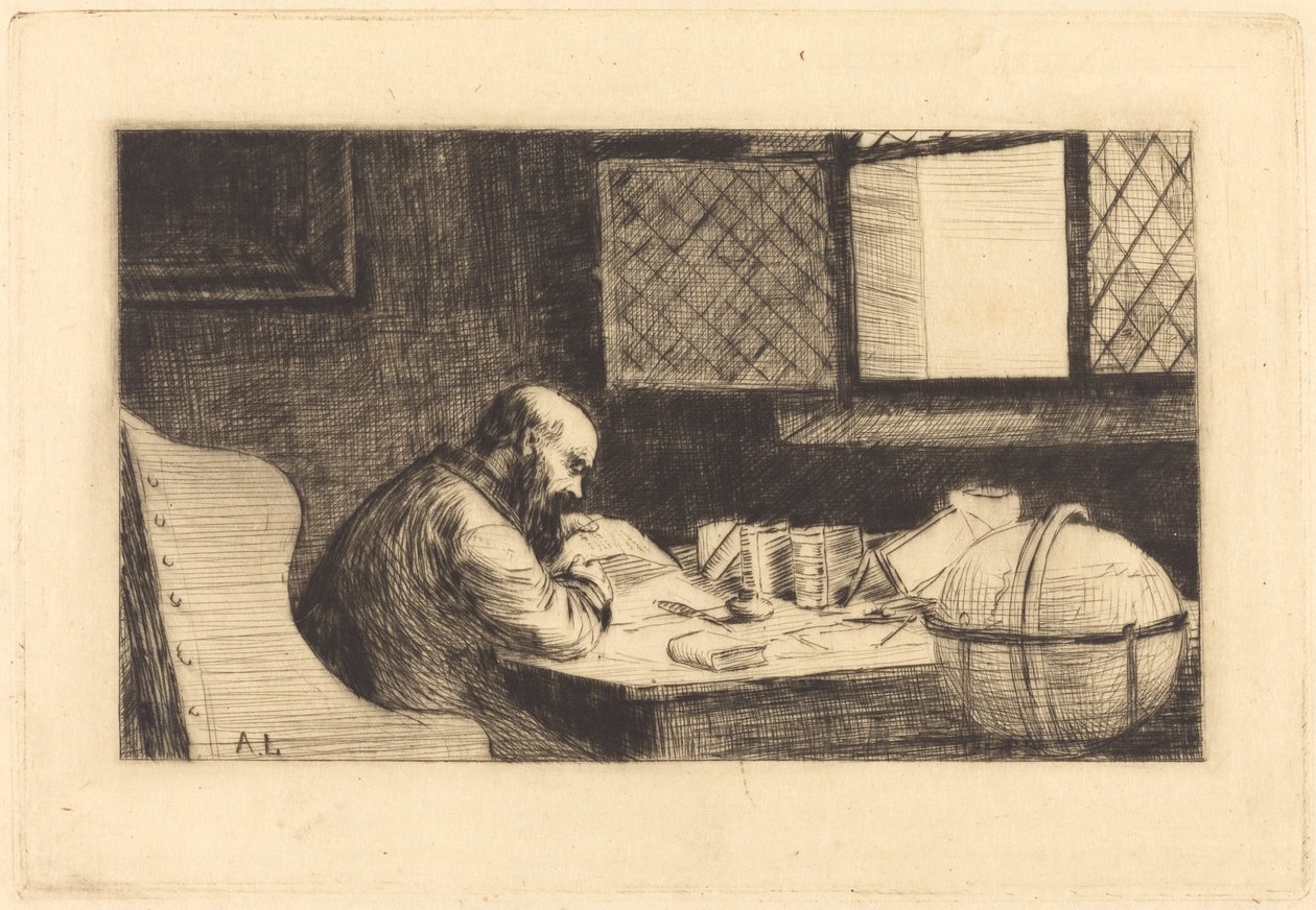 Geograf (Le geographe) av Alphonse Legros