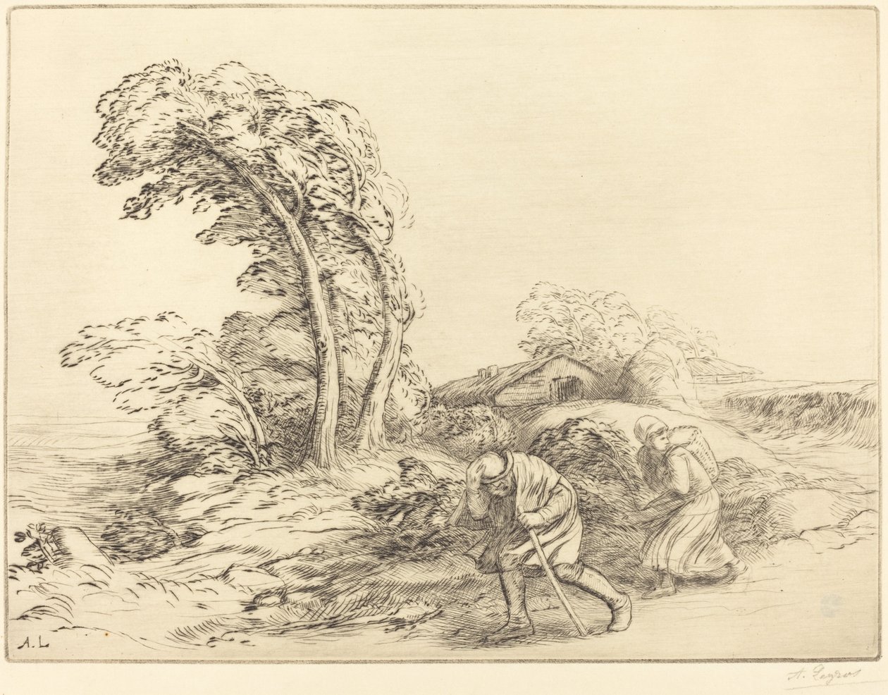 Vindkast av Alphonse Legros