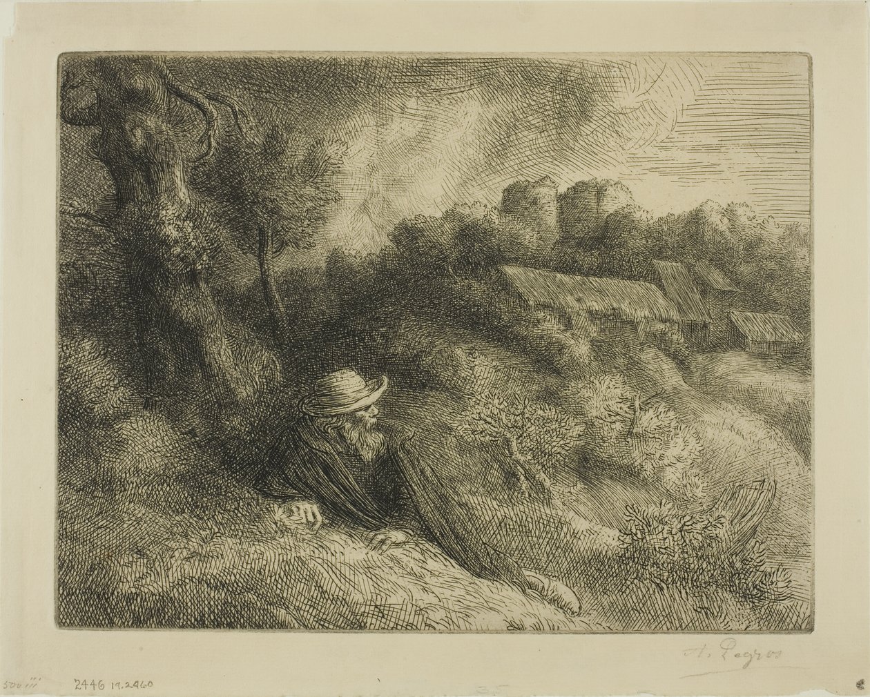 Hjemsøkt hus av Alphonse Legros