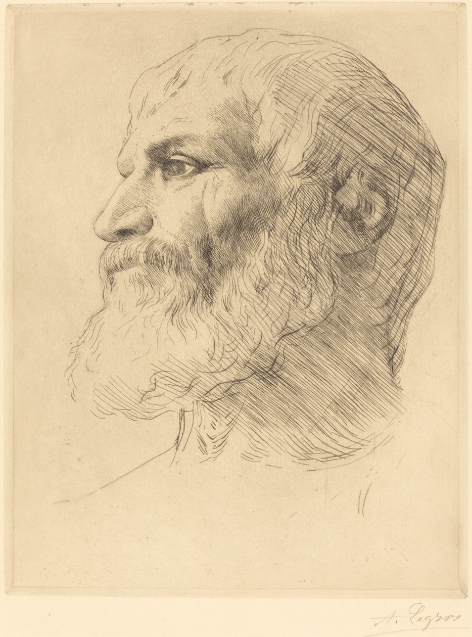 Kead of Soulioti (Tete de Soulioti) av Alphonse Legros