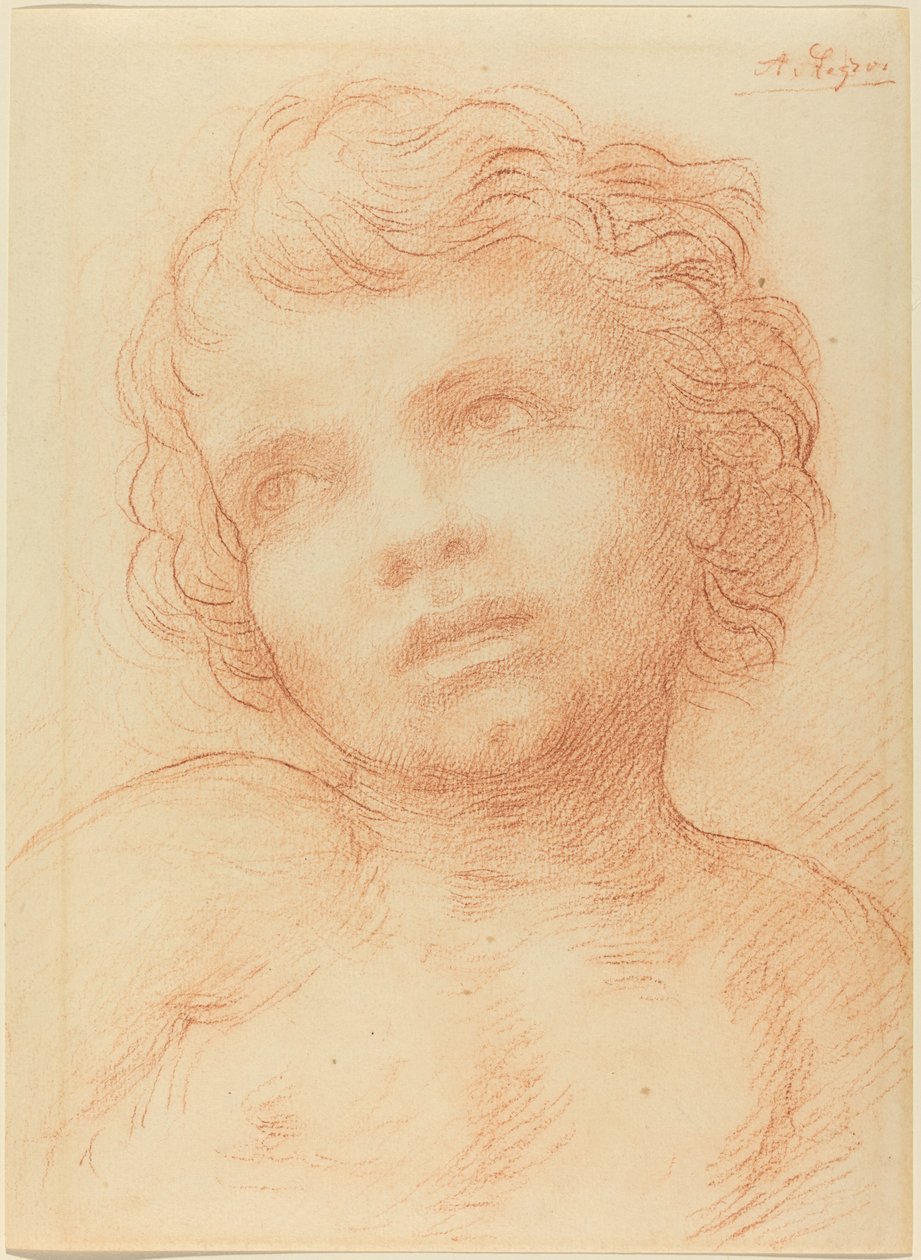 Overhode for et barn av Alphonse Legros