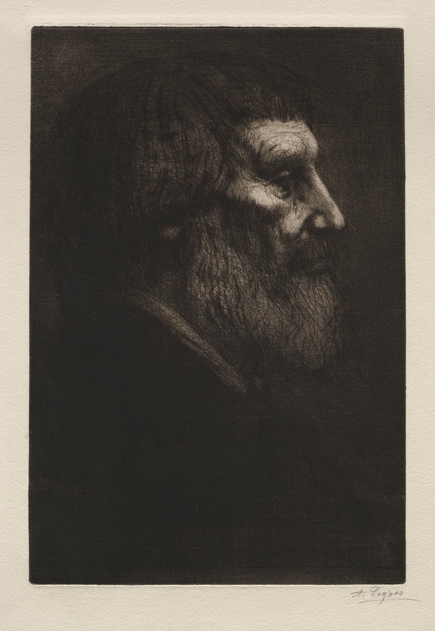 Leder av en mann av Alphonse Legros