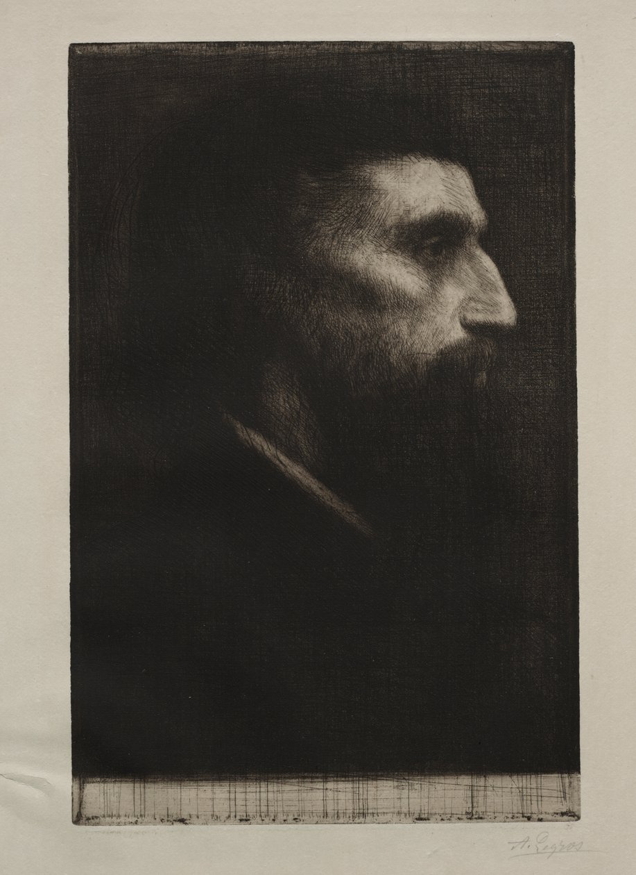 Leder av en mann av Alphonse Legros