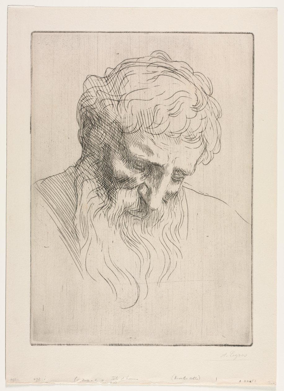 Leder av en mann av Alphonse Legros