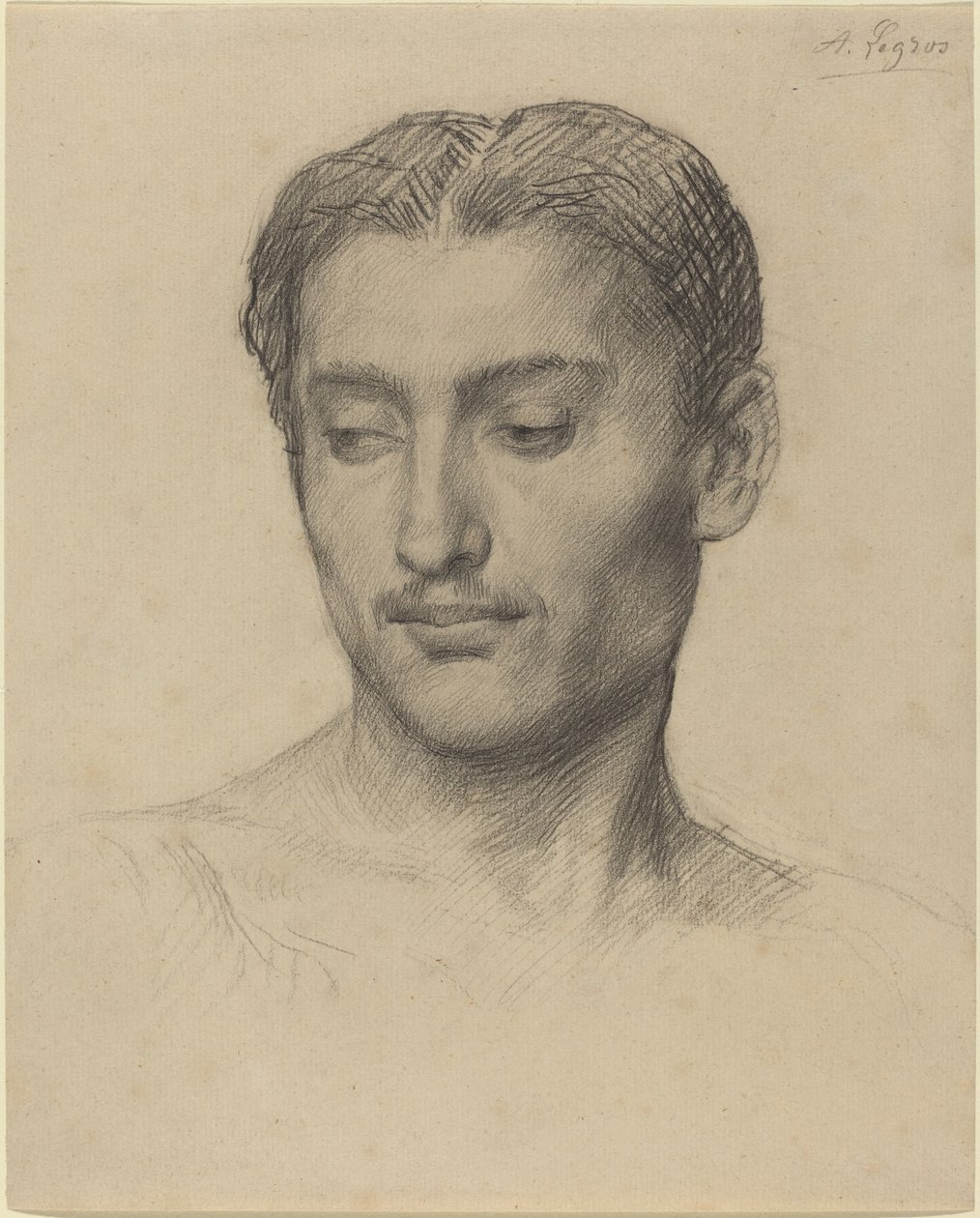 Leder for en ung mann av Alphonse Legros