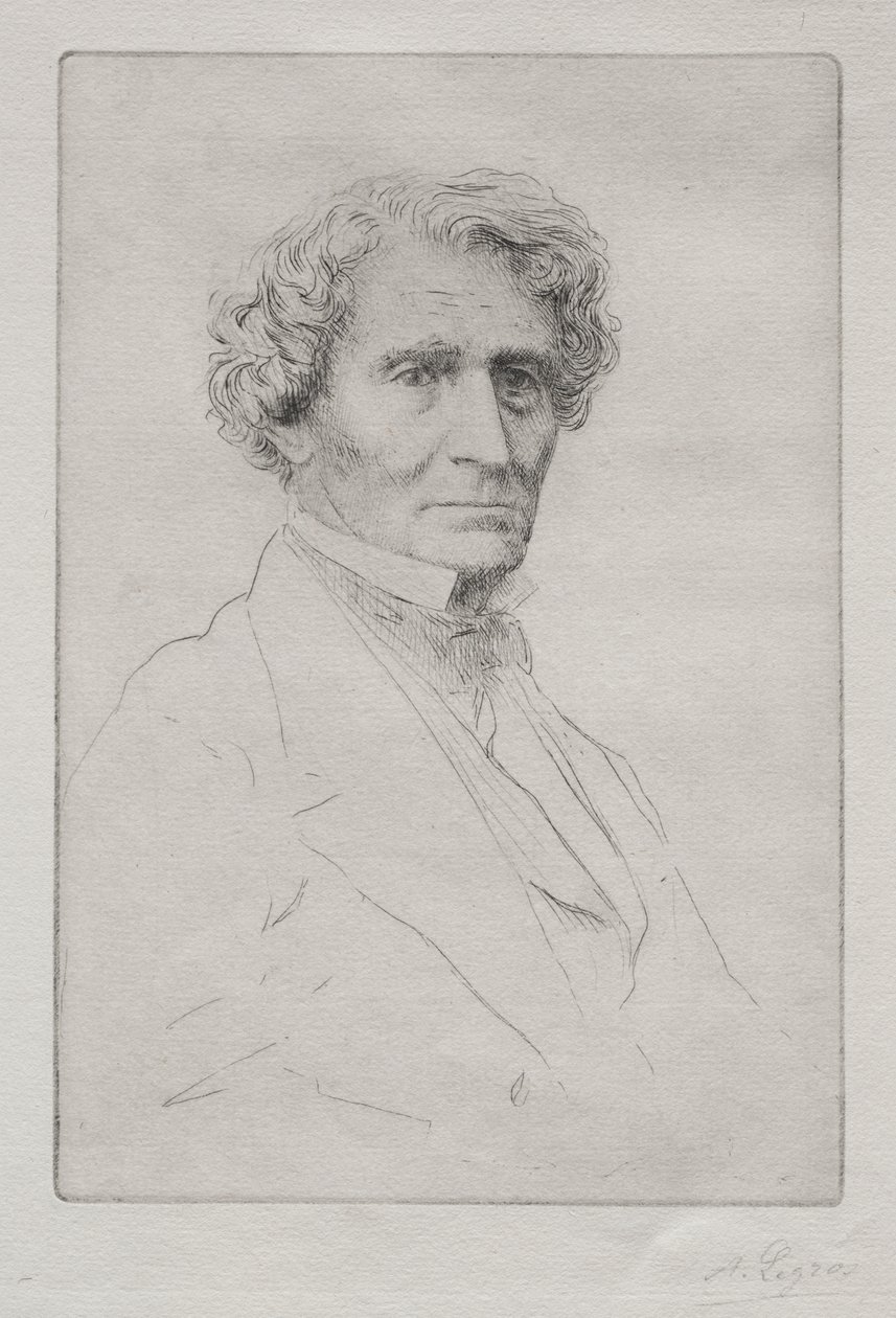 Hector Berlioz av Alphonse Legros