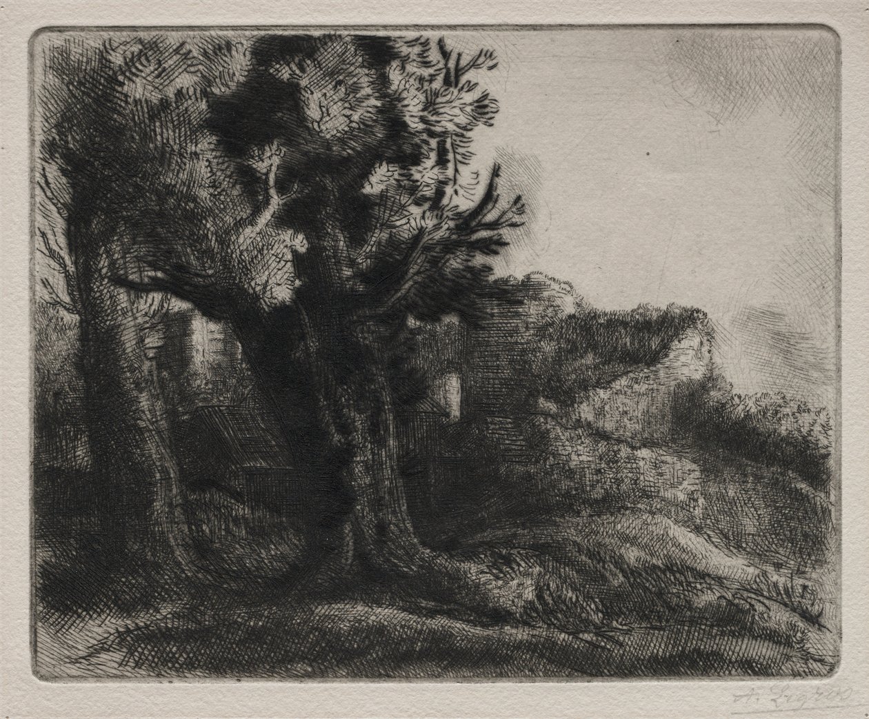 I ruinene av Alphonse Legros