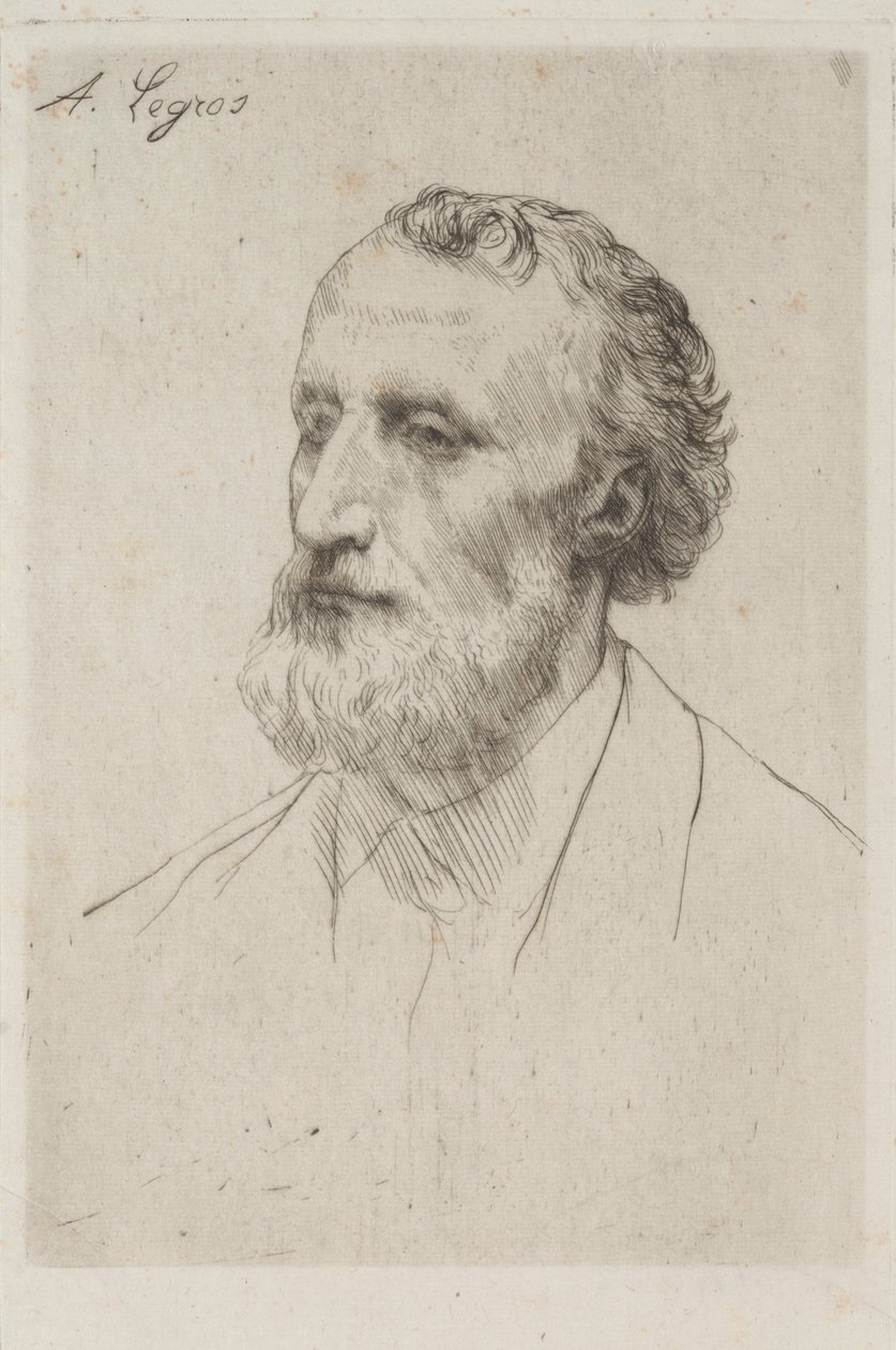 Jules Dalou. av Alphonse Legros