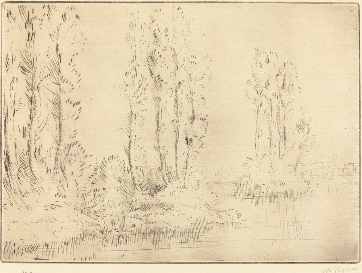 Landskap av Alphonse Legros