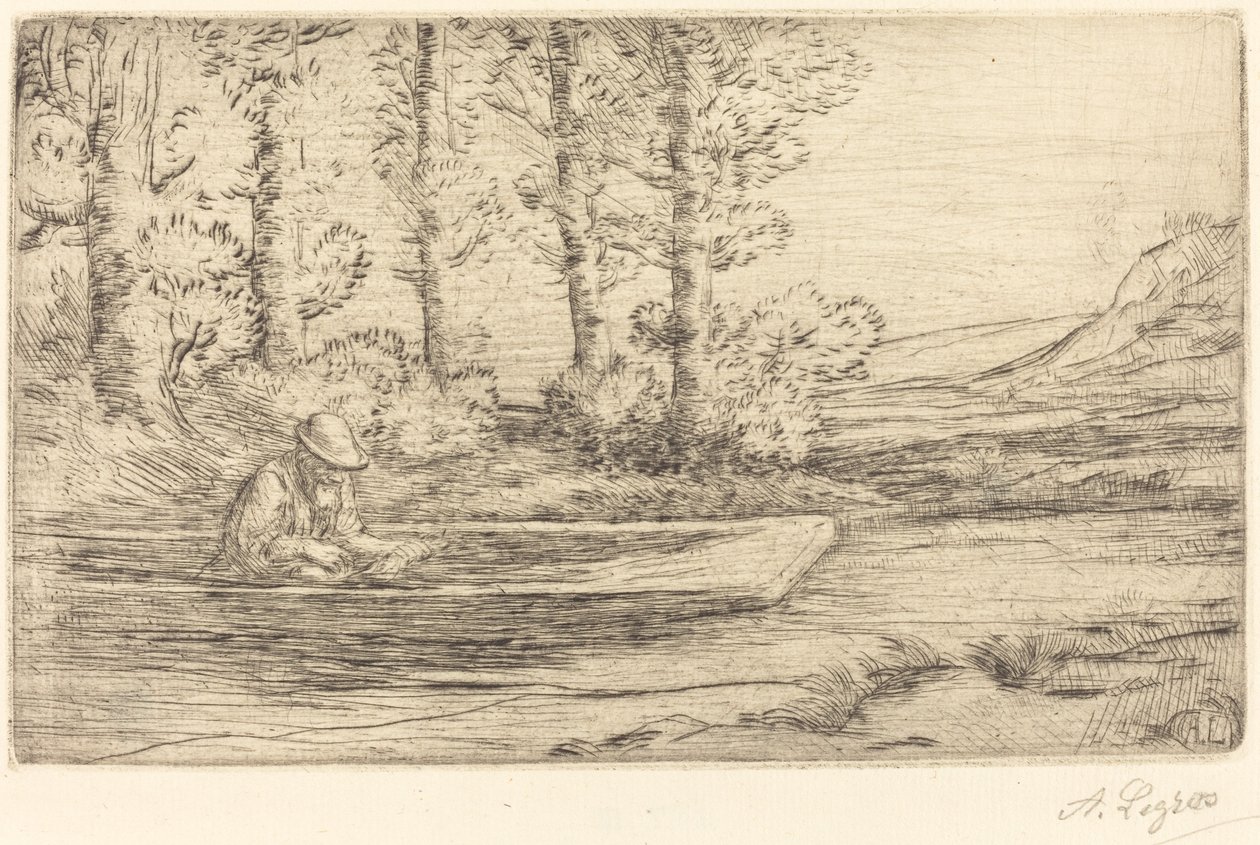 Landskap av Alphonse Legros